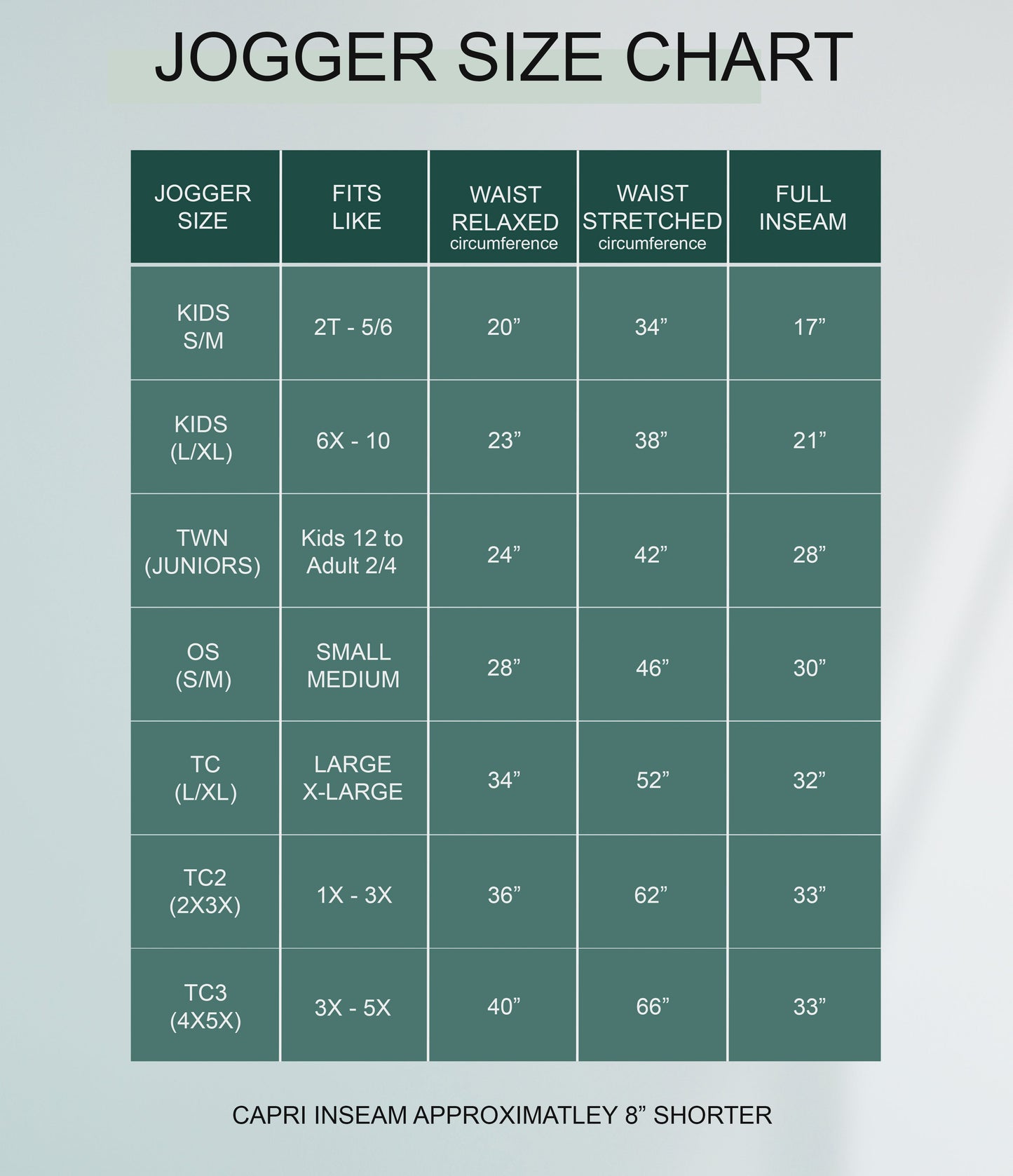 B308 - Preorder Changing Seasons Joggers (Closes 8/16. ETA: late Oct.)