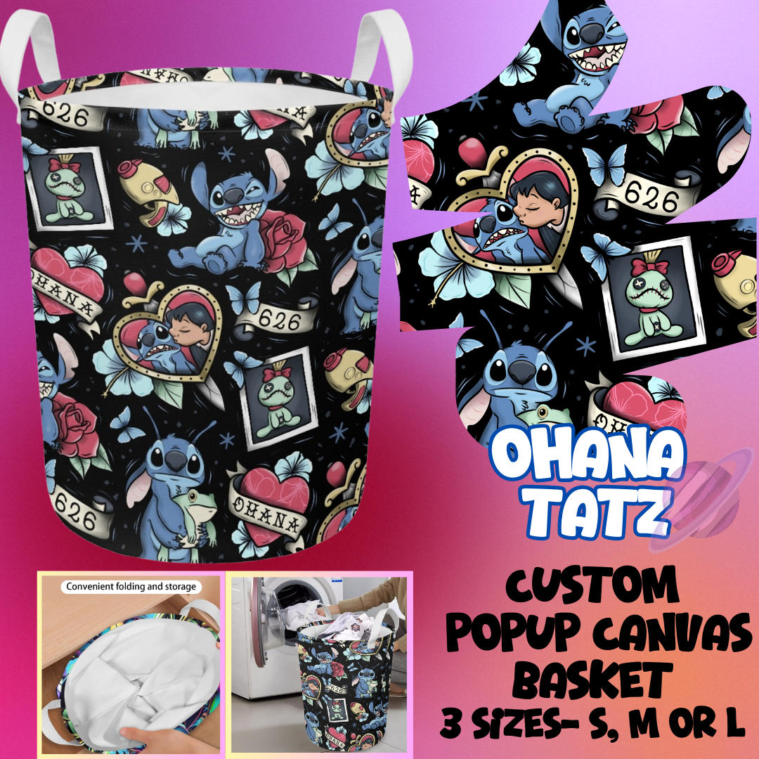 OHANA TATZ- STORAGE BASKETS 6- PREORDER CLOSING 5/4
