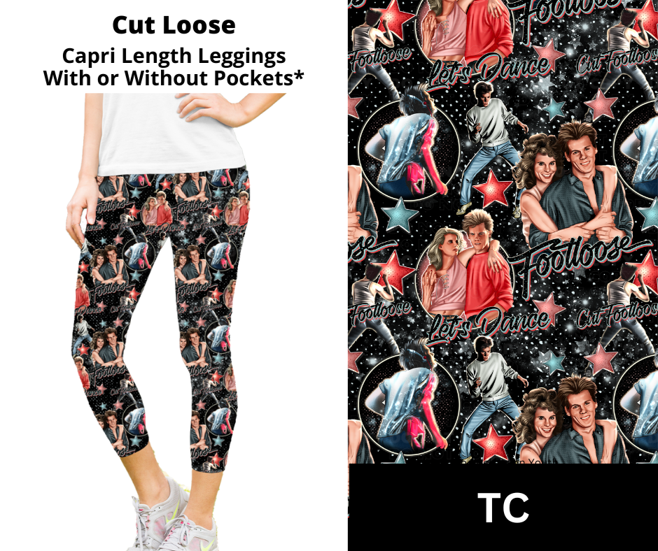 Cut Loose Capri Length Leggings w/ Pockets