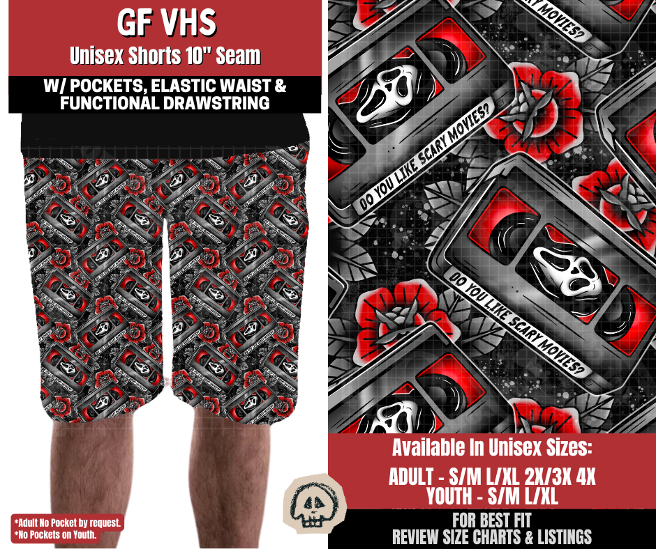 Preorder! Closes 12/22. ETA March. GF VHS Unisex Shorts