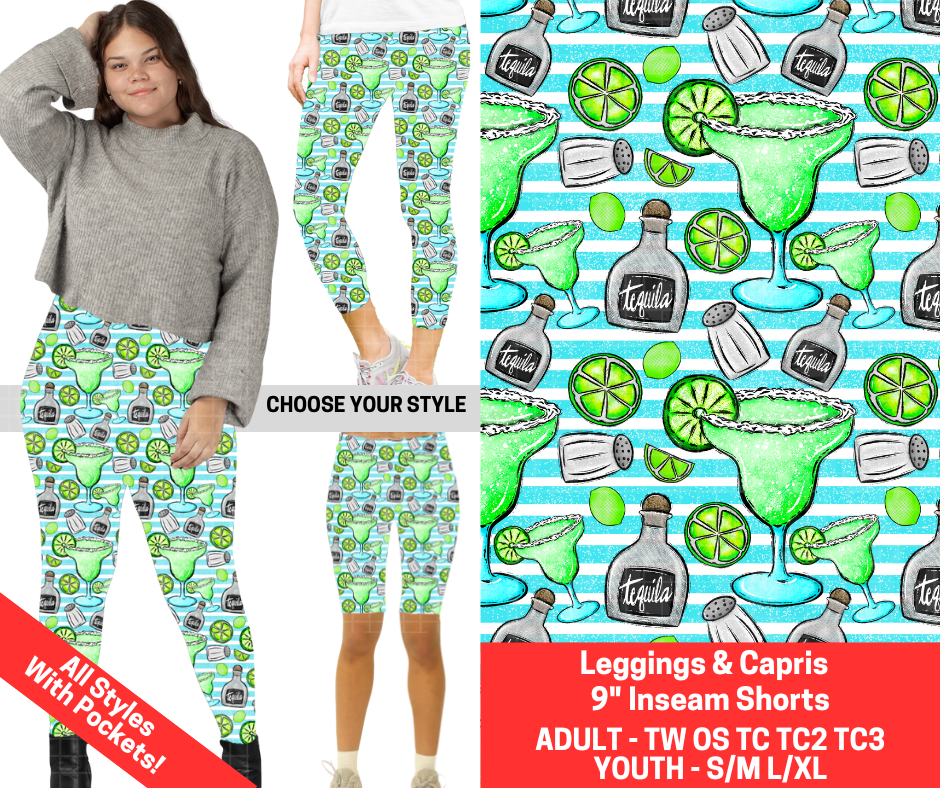 Preorder! Closes 2/12. ETA May. Margarita Fiesta Combo Legging Lengths