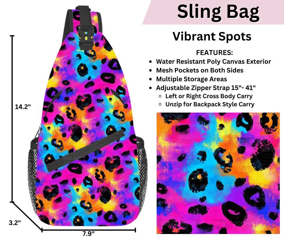 Vibrant Spots Sling Bag