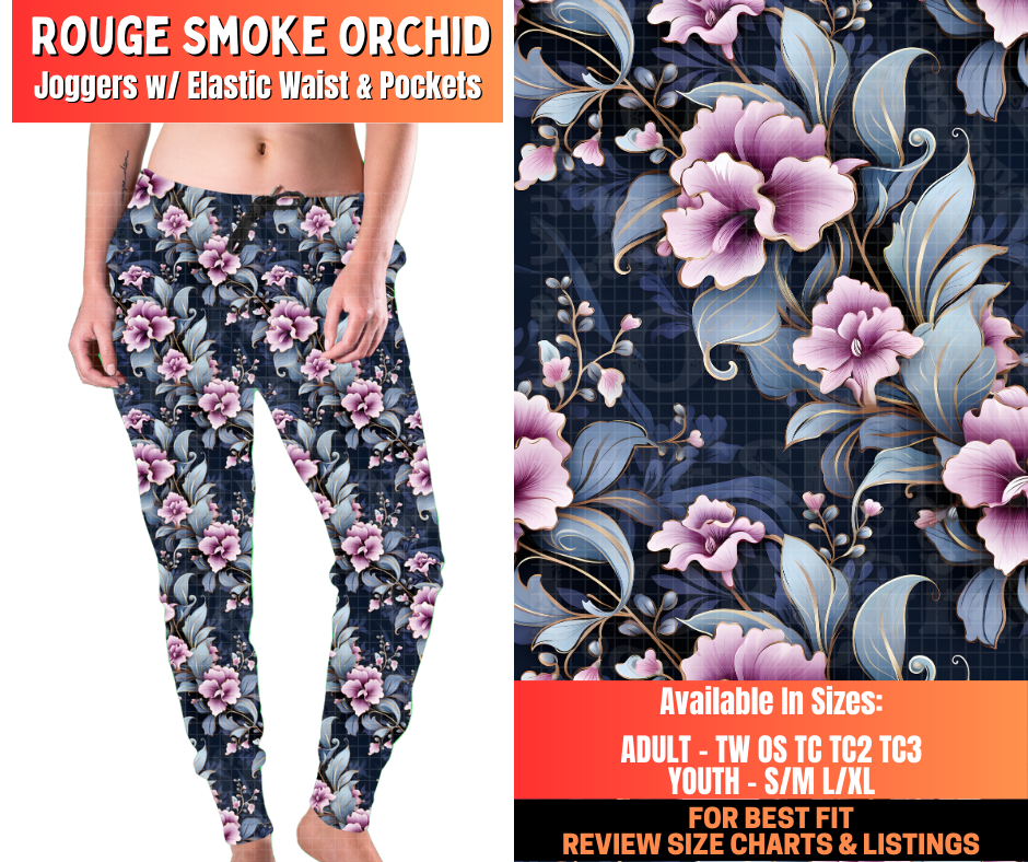 Preorder! Closes 12/29. ETA March. Rouge Smoke Orchid Joggers