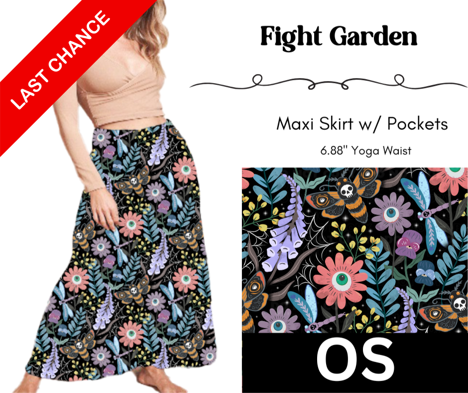Fight Garden Maxi Skirt