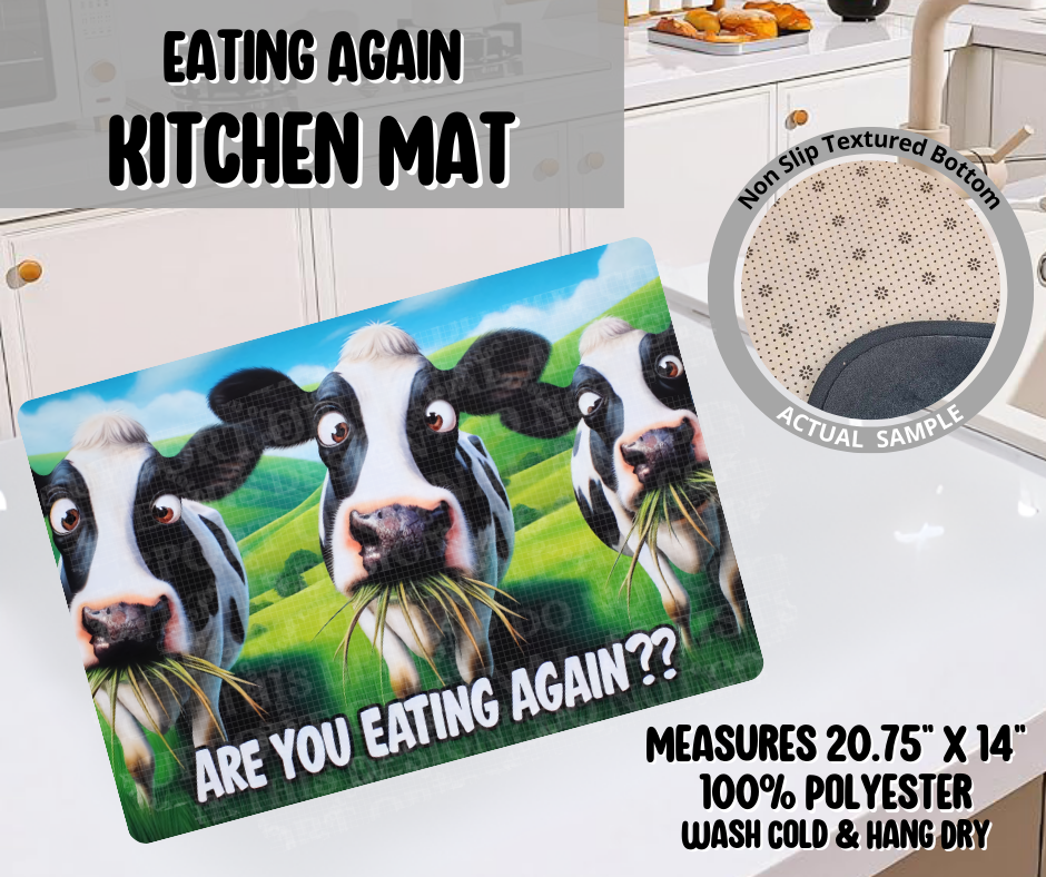 Eating Again Kitchen Mat