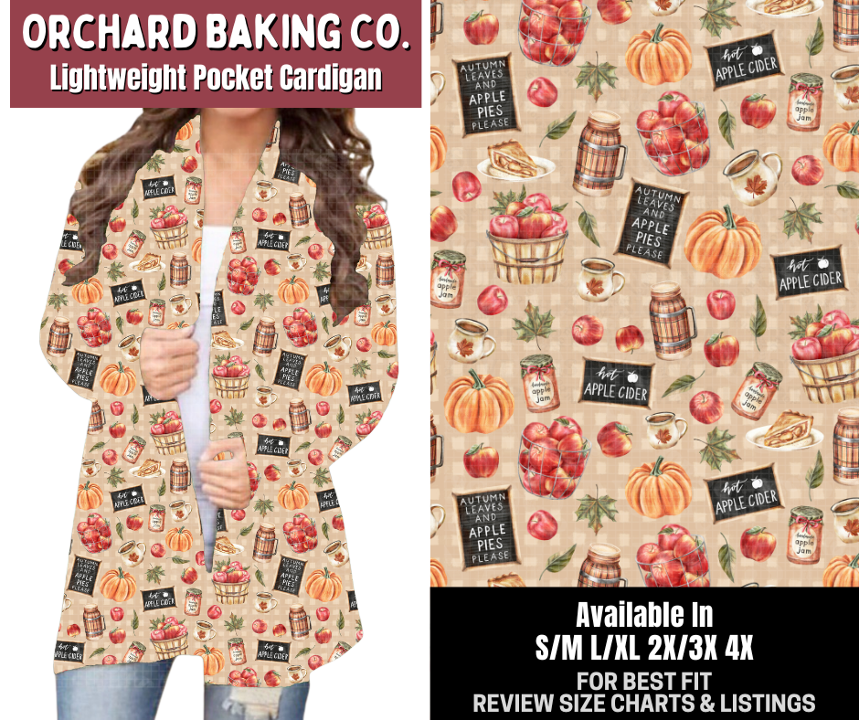 Preorder! Closes 7/23. ETA Oct. Orchard Baking Co Pocket Cardigan