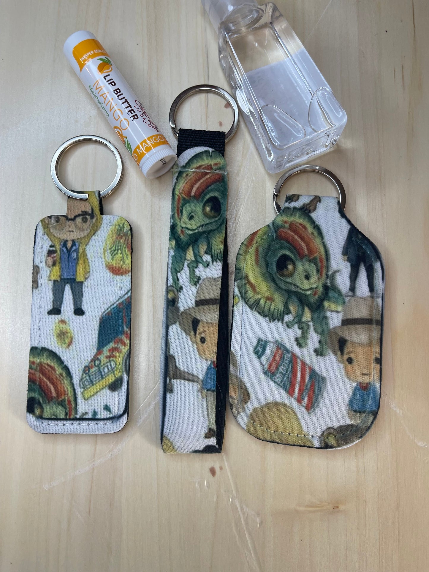 Jurassic Park Clever Girl Keychain Set