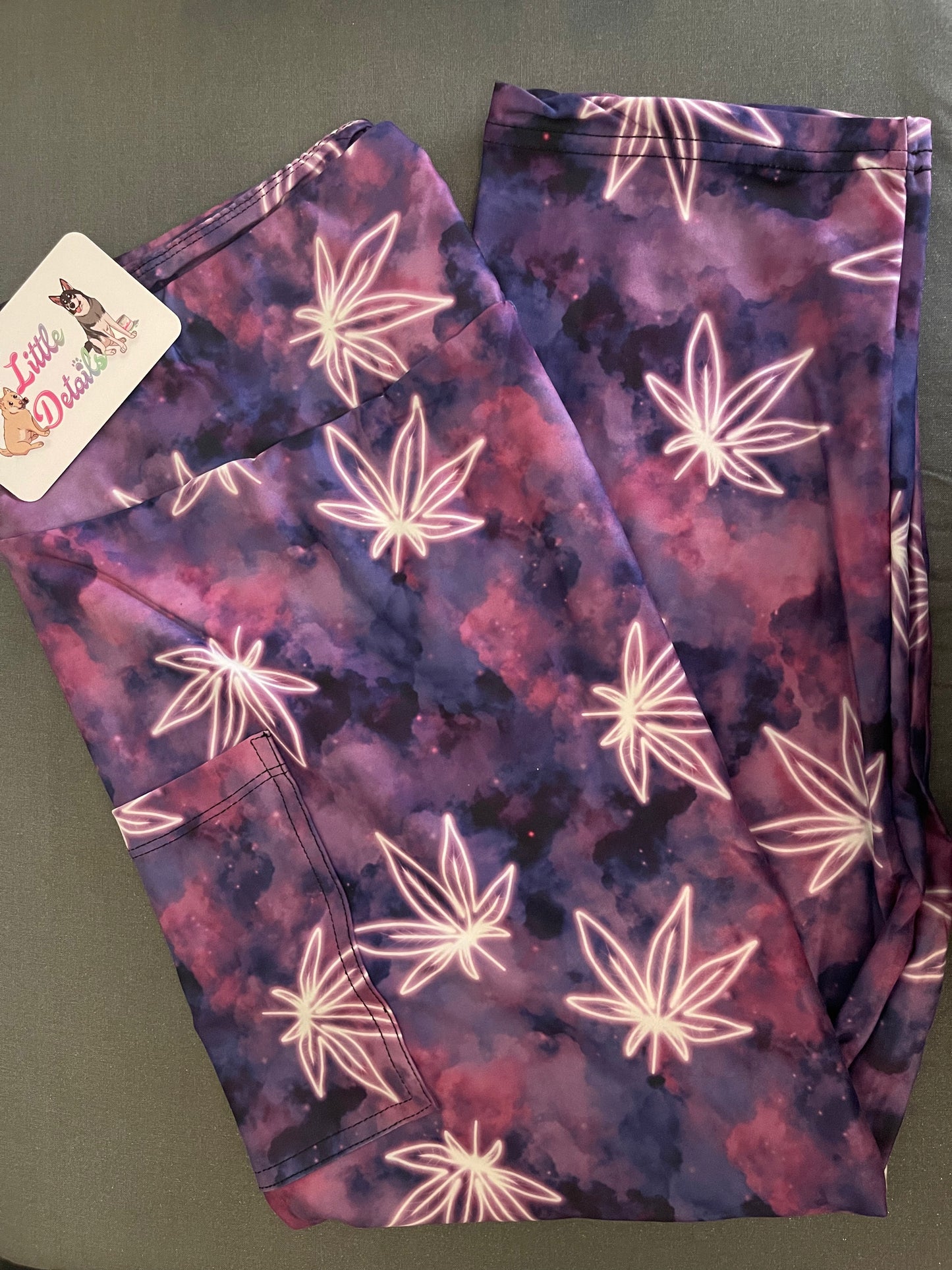 Pink and Purple Leaf