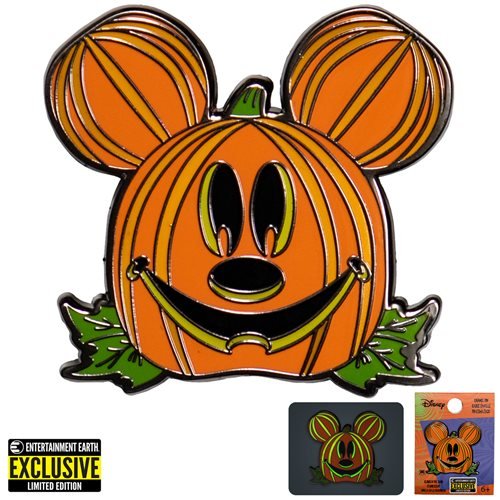 Mickey Pumpkin Pin (Glow in the Dark)