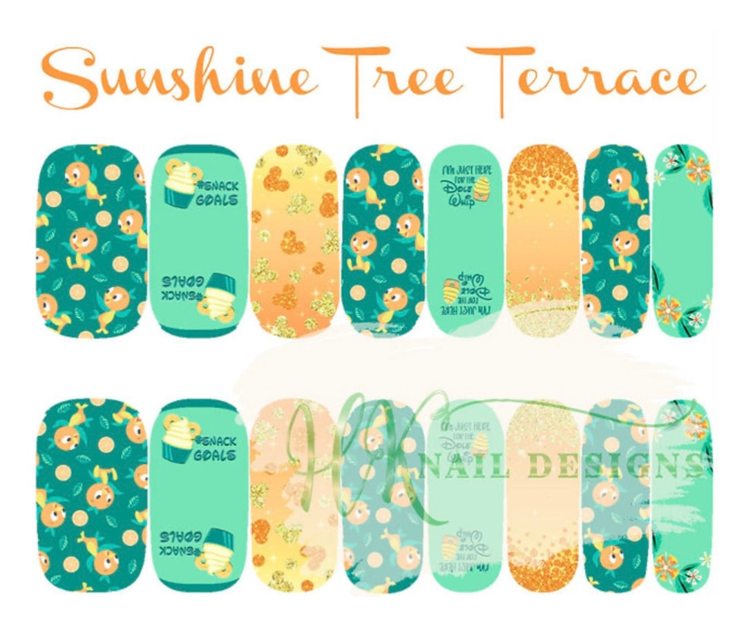 Sunshine Tree Terrance Nail Wraps