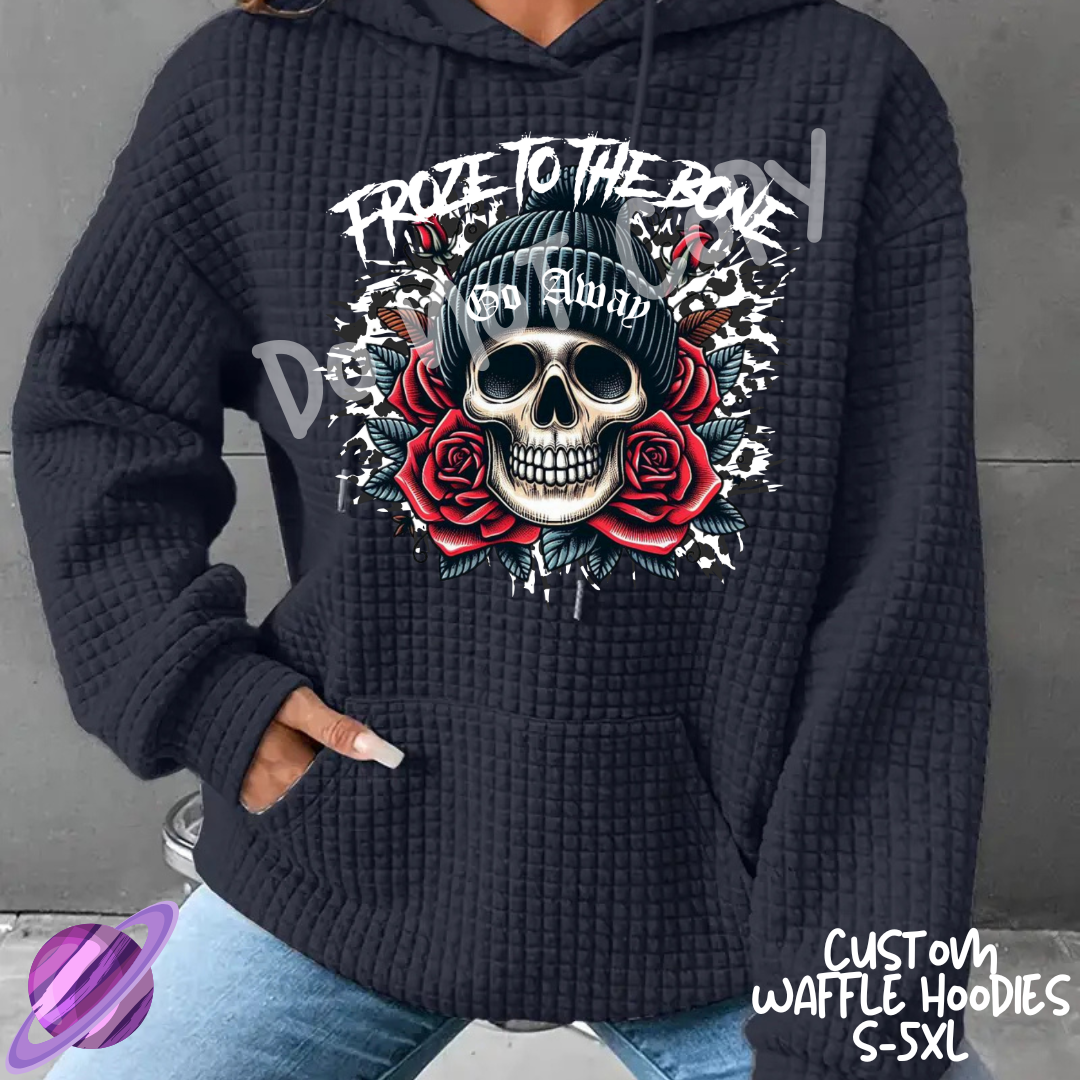 FROZE TO THE BONE - CUSTOM WAFFLE HOODIES PREORDER CLOSING 11/19