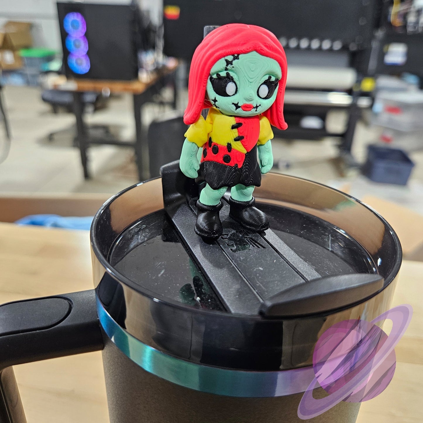 NIGHTMARE PATCH GIRL-3D PRINTED STRAW BUDDY