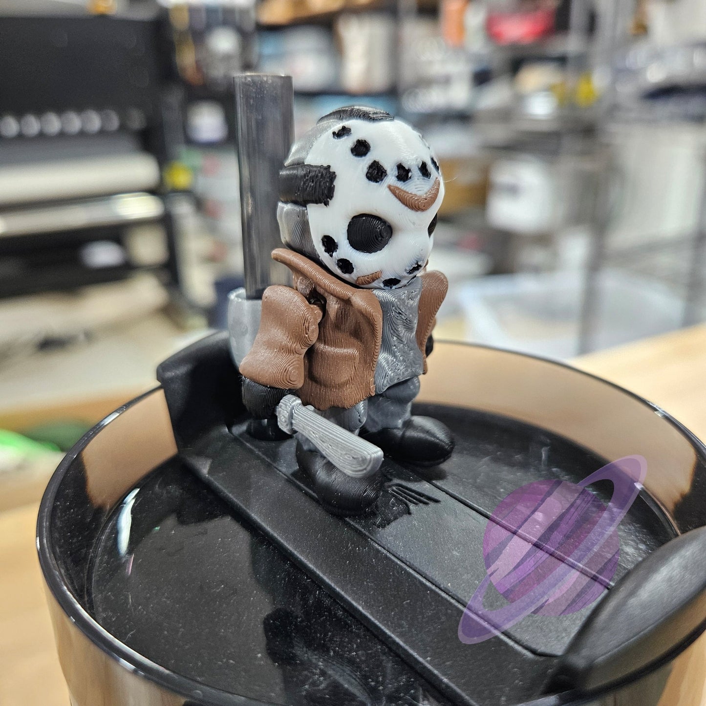 CRYSTAL LAKE-3D PRINTED STRAW BUDDY