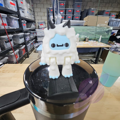 SNOW YETI-3D PRINTED STRAW BUDDY