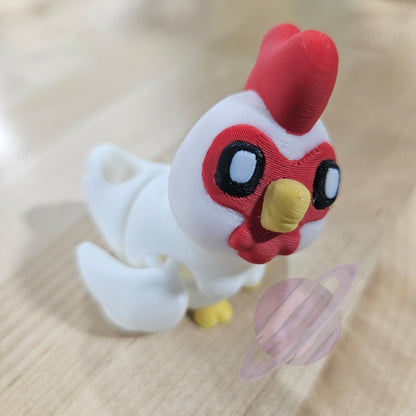 HEN CHICKEN-3D PRINTED STRAW BUDDY