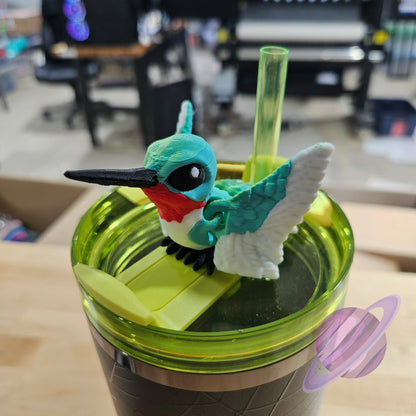HUMMINGBIRD-3D PRINTED STRAW BUDDY