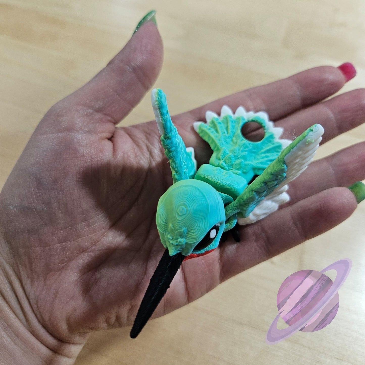 HUMMINGBIRD-3D PRINTED STRAW BUDDY