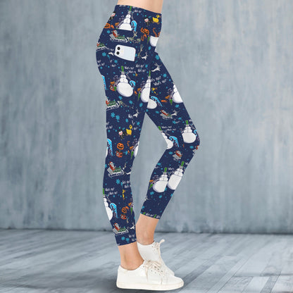 What's This? Women's High Waist Pockets Leggings