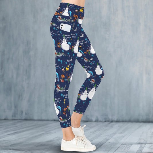 What's This? Women's High Waist Pockets Leggings