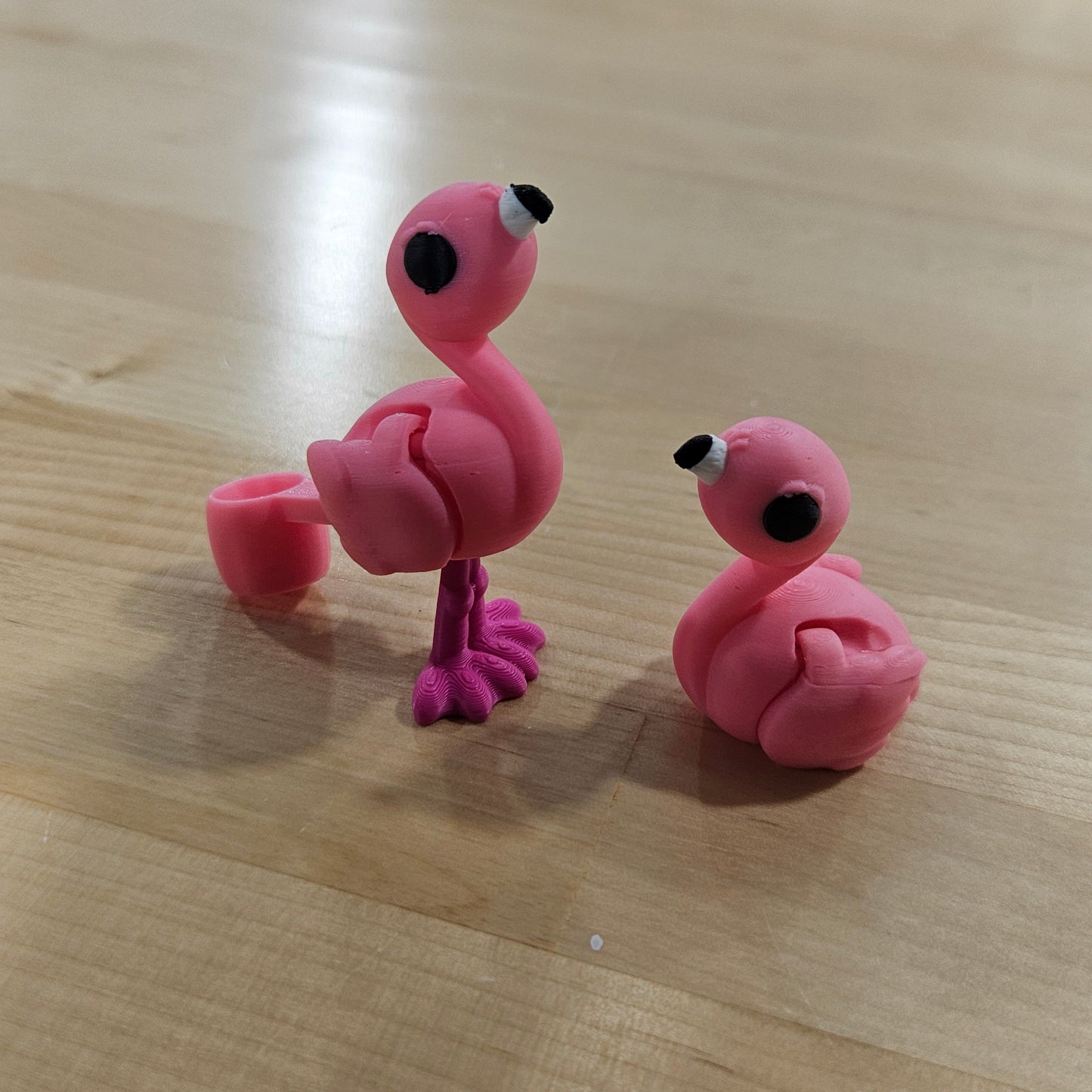 PINK FLAMINGO-3D PRINTED STRAW BUDDY