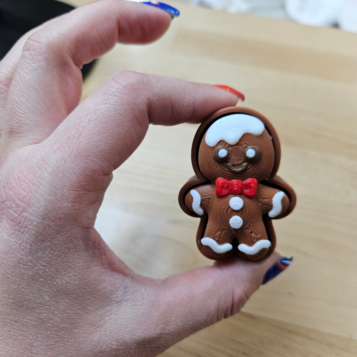 6 PACK- 3D PRINTED HOLIDAY CLICKER FIDGETS