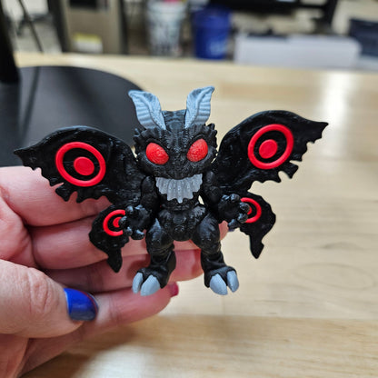 MOTH MAN-3D PRINTED STRAW BUDDY