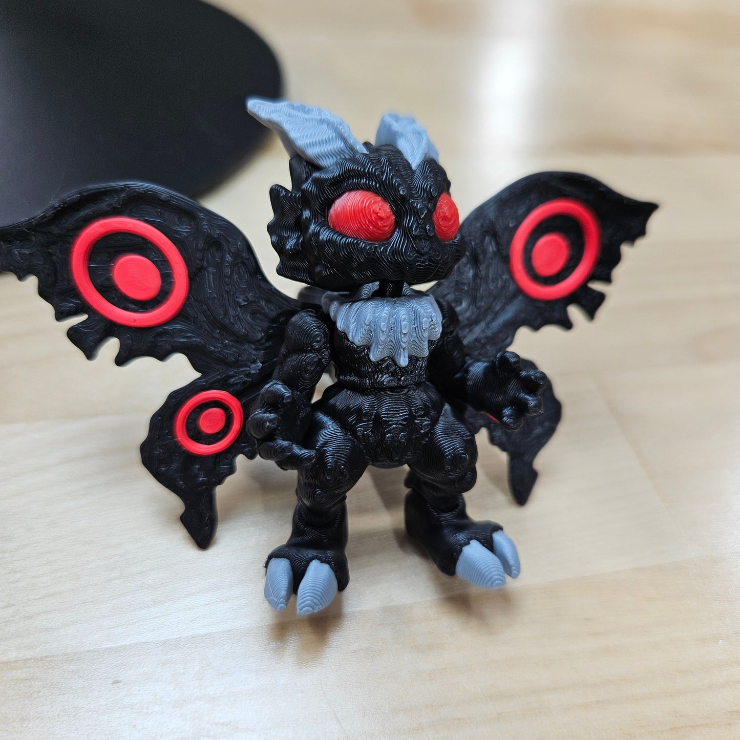 MOTH MAN-3D PRINTED STRAW BUDDY