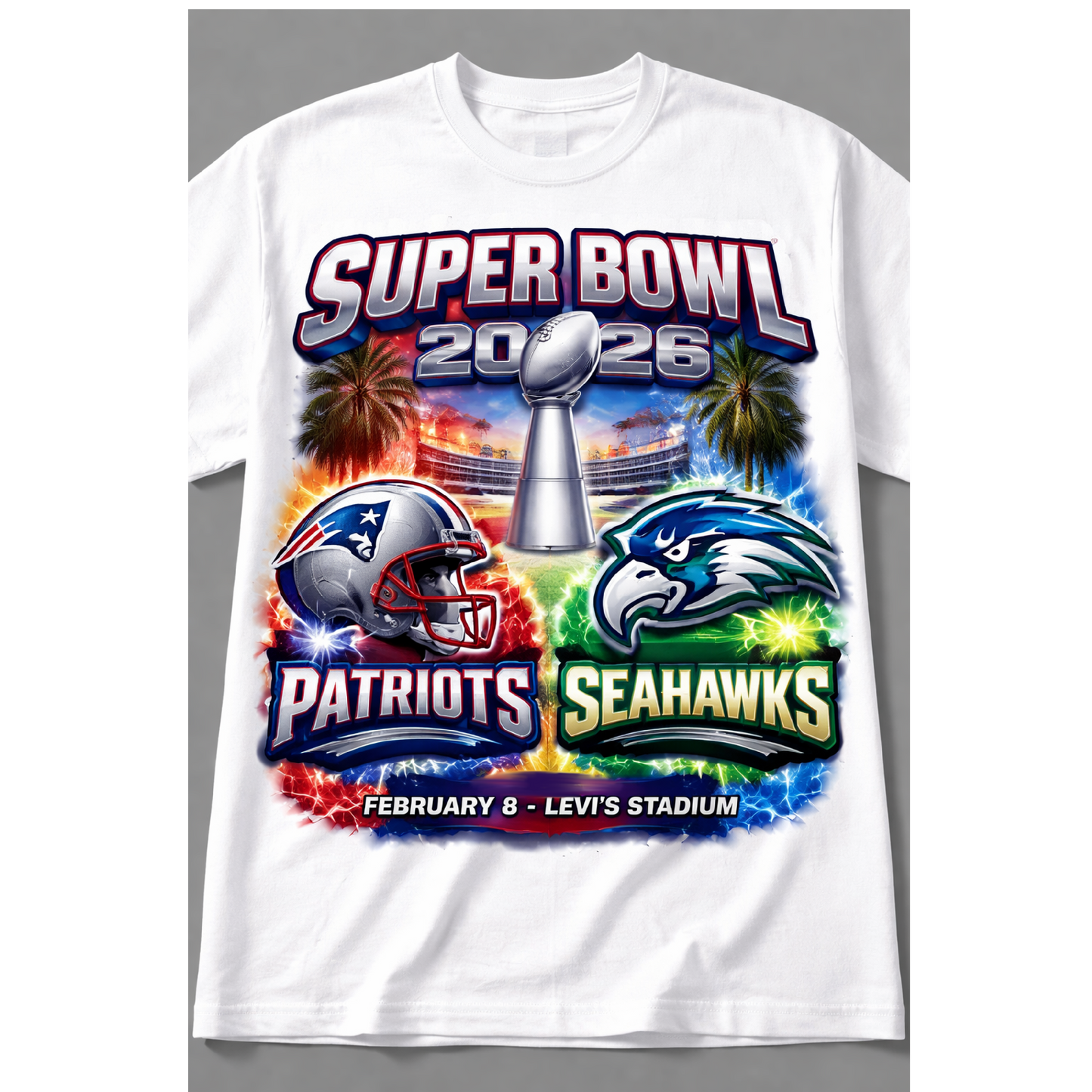 2026 Super Bowl T-shirt , Long Sleeve