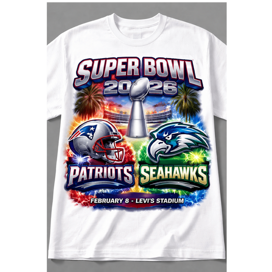 2026 Super Bowl T-shirt , Long Sleeve