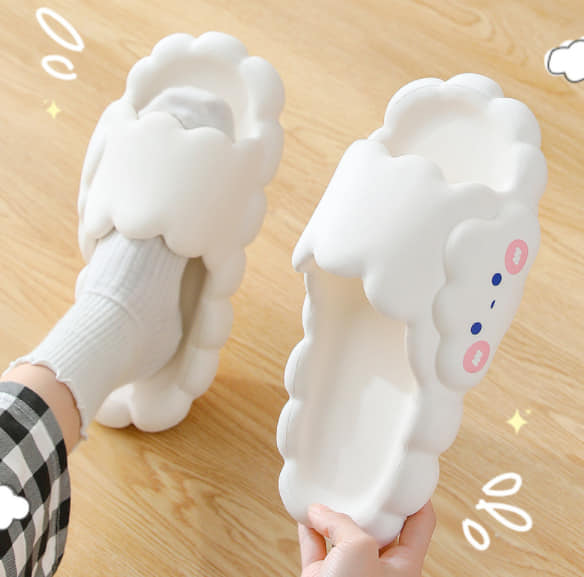 Happy Cloud House Slippers