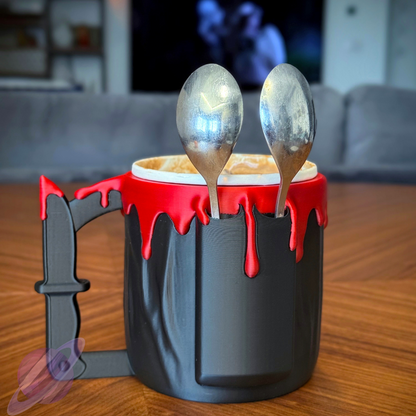 GF HORROR- 3D PRINTED ICE CREAM PINT HOLDER