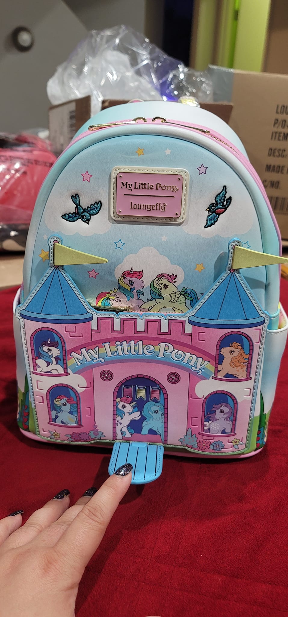 Loungefly- My Little Pony Castle Mini Backpack