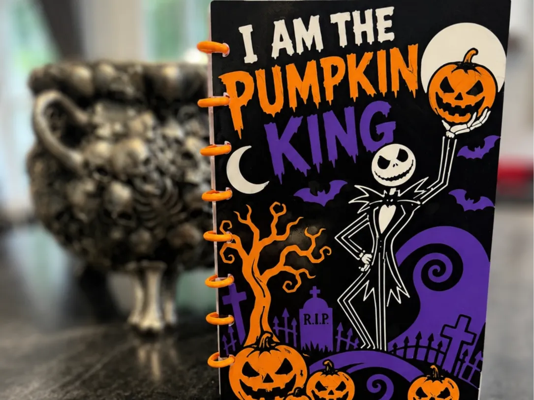 PUMPKIN KING- 3D PRINTED REFILLABLE NOTEBOOK
