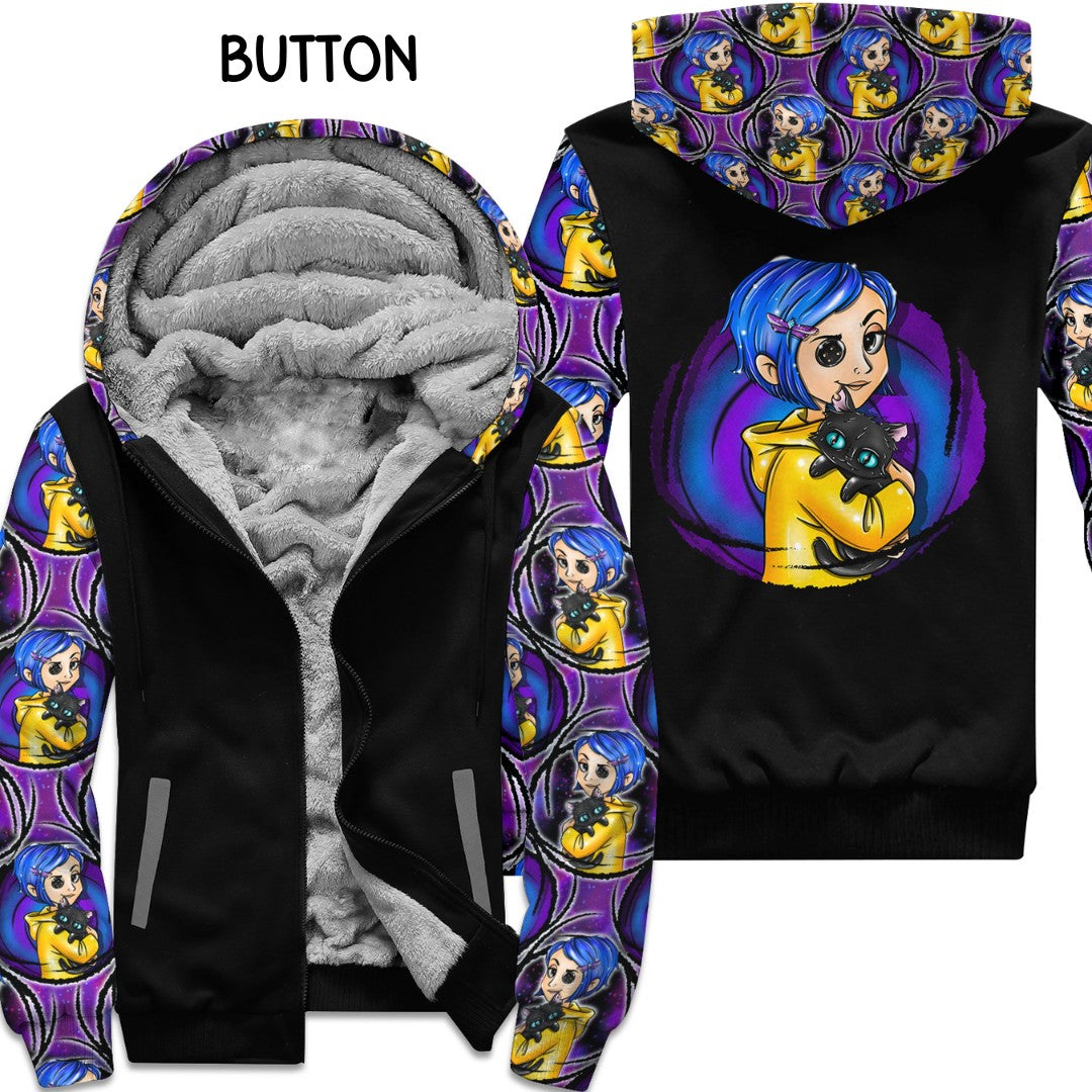 BUTTON- FLEECE/COTTON LINED JACKETS RUN 12 PREORDER CLOSING 11/29