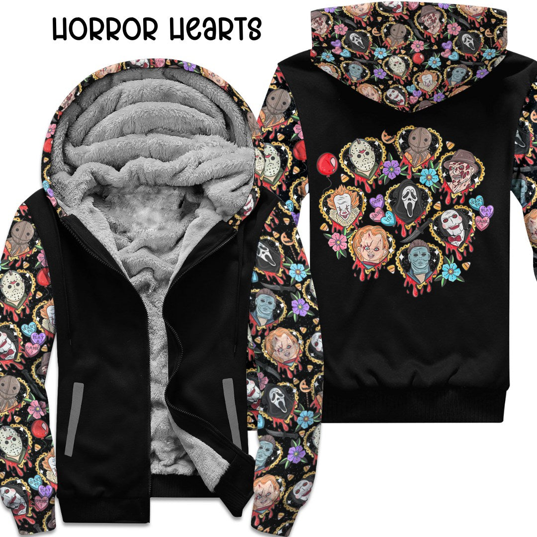 HORROR HEARTS- FLEECE/COTTON LINED JACKETS RUN 12 PREORDER CLOSING 11/29