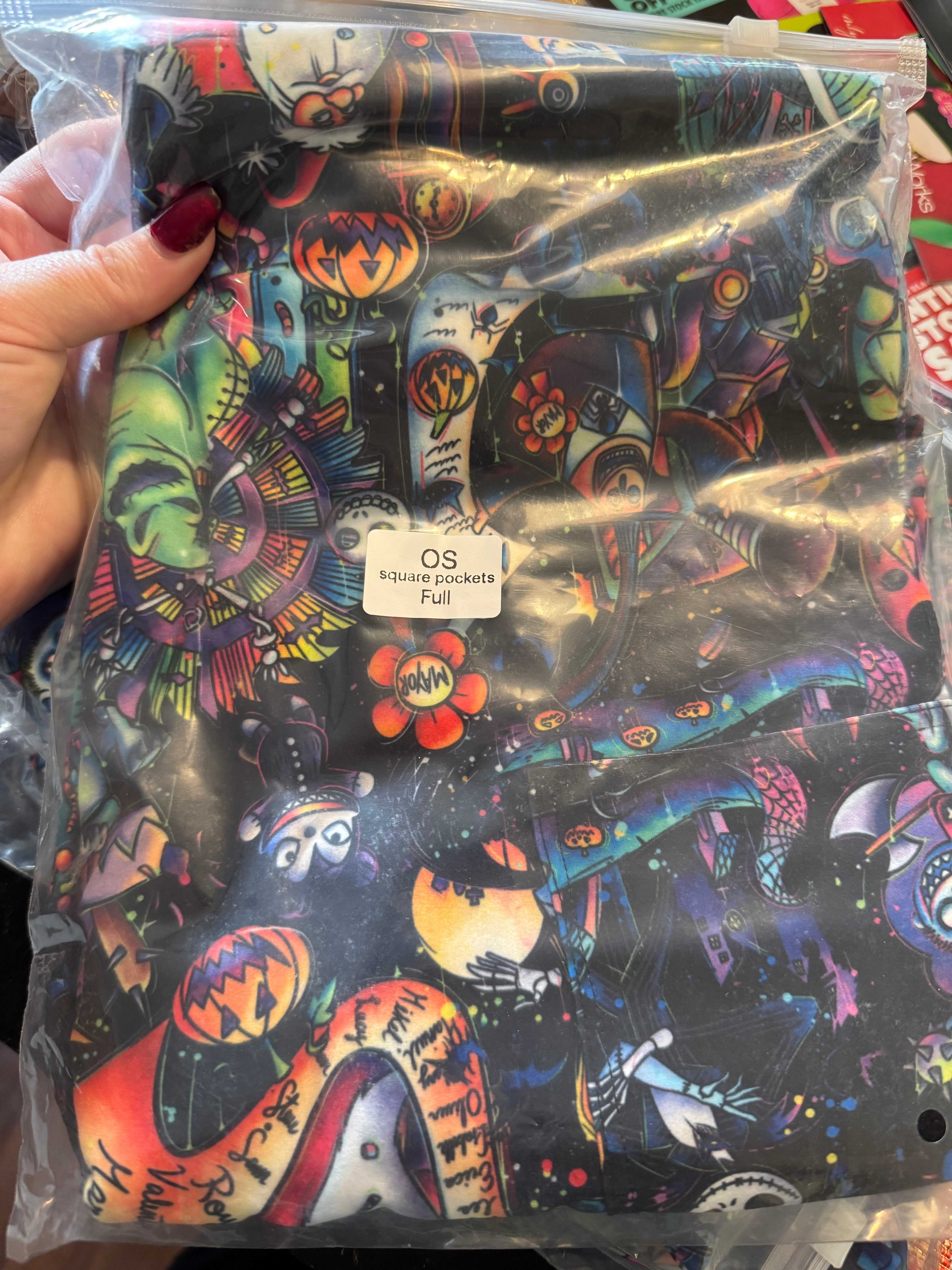 Nightmare Town NBC Full Length Leggings With Pockets