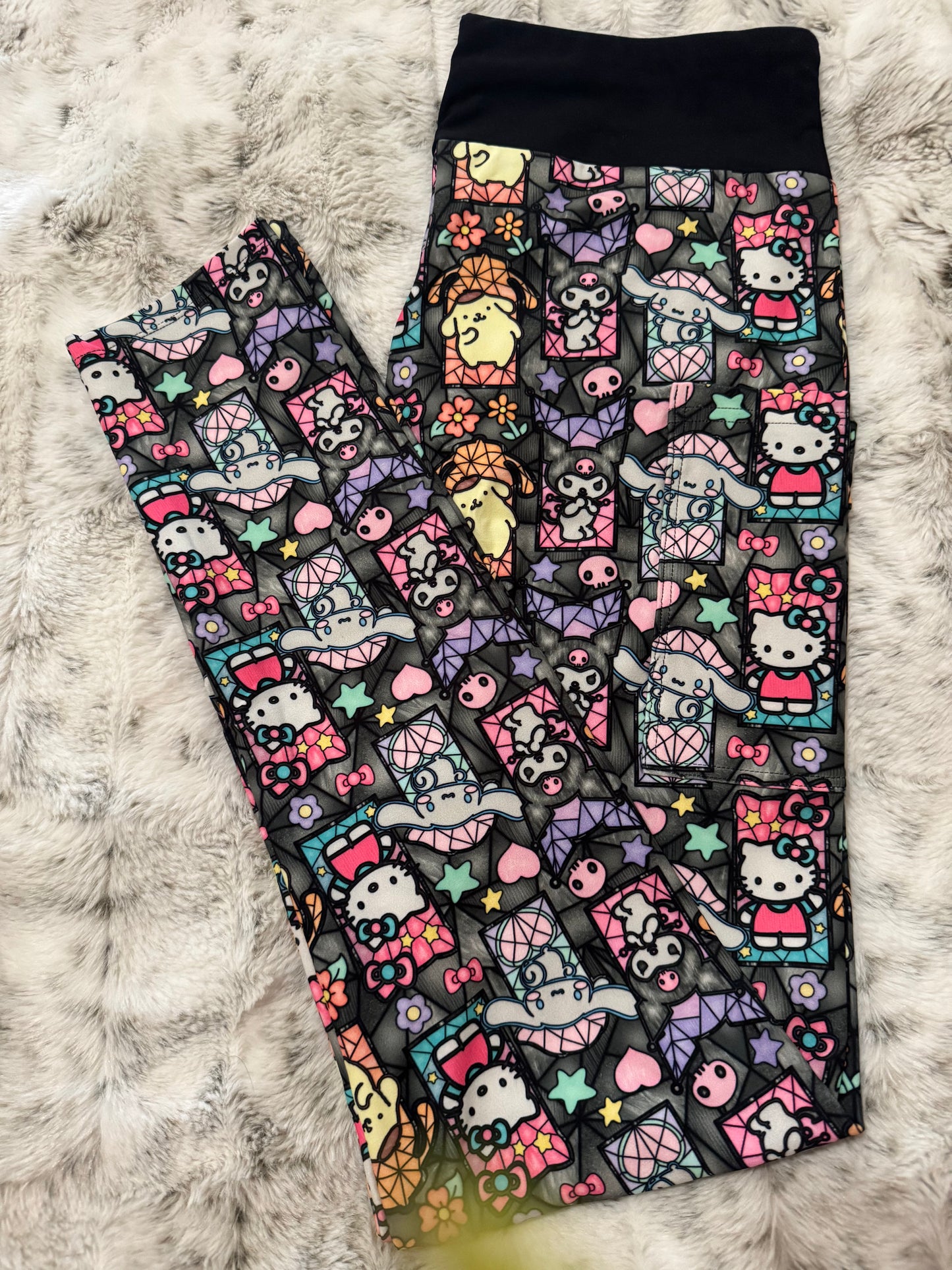 Hello Kitty Full Length Leggings With Pockets