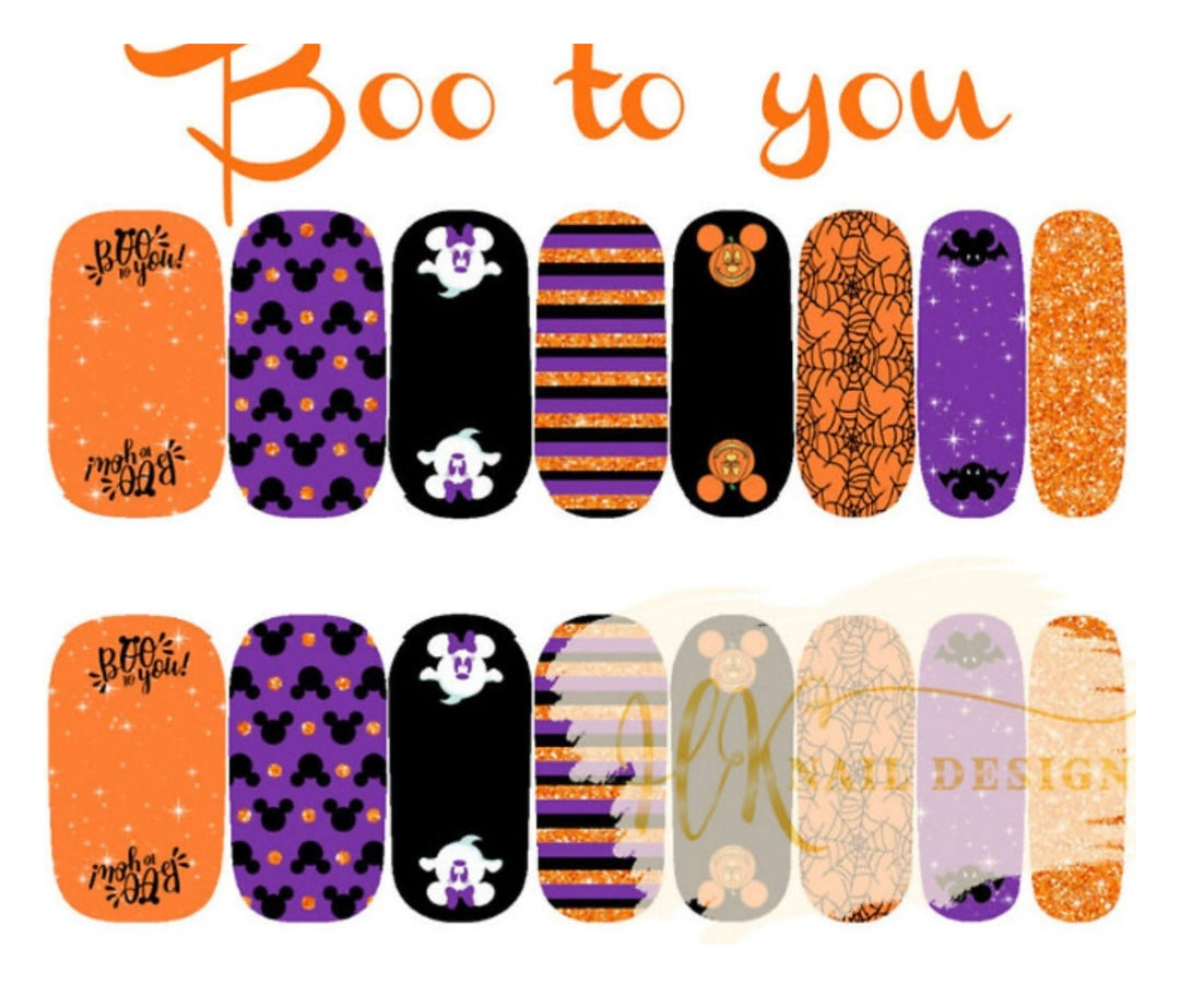 Boo To You Nail Wraps