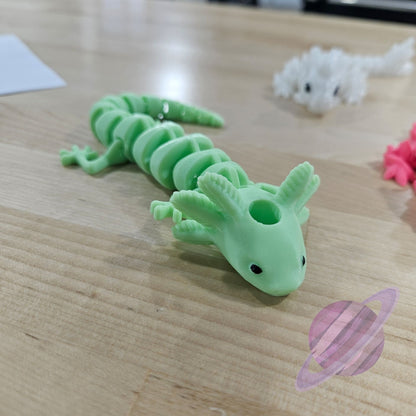 Axolotl- 3D PRINTED STRAW BUDDY