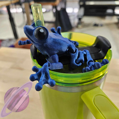 TREE FROG-3D PRINTED STRAW BUDDY