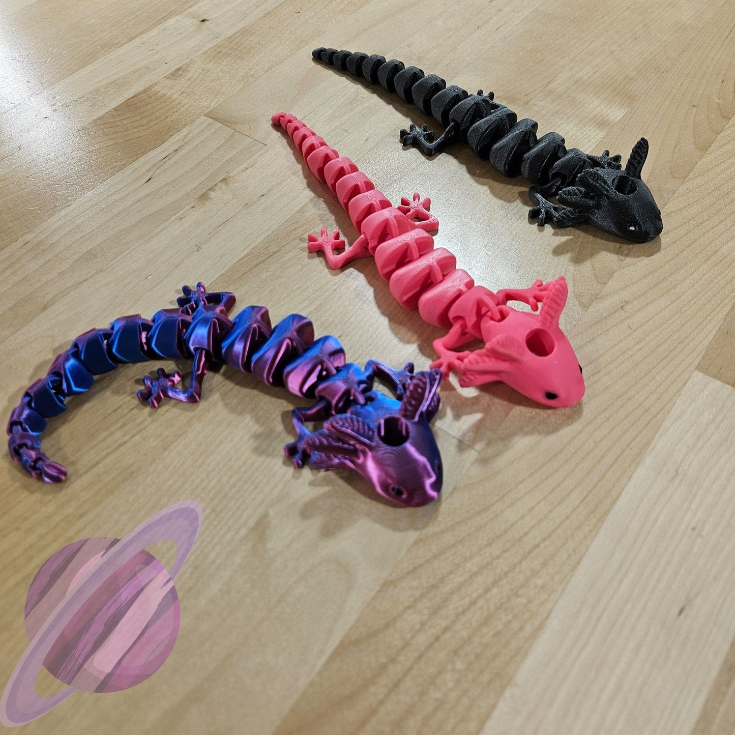Axolotl- 3D PRINTED STRAW BUDDY