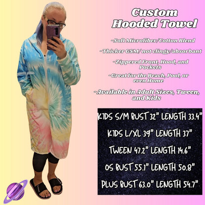 SUGAR SKULL- HOODED TOWEL- PREORDER CLOSING 4/27