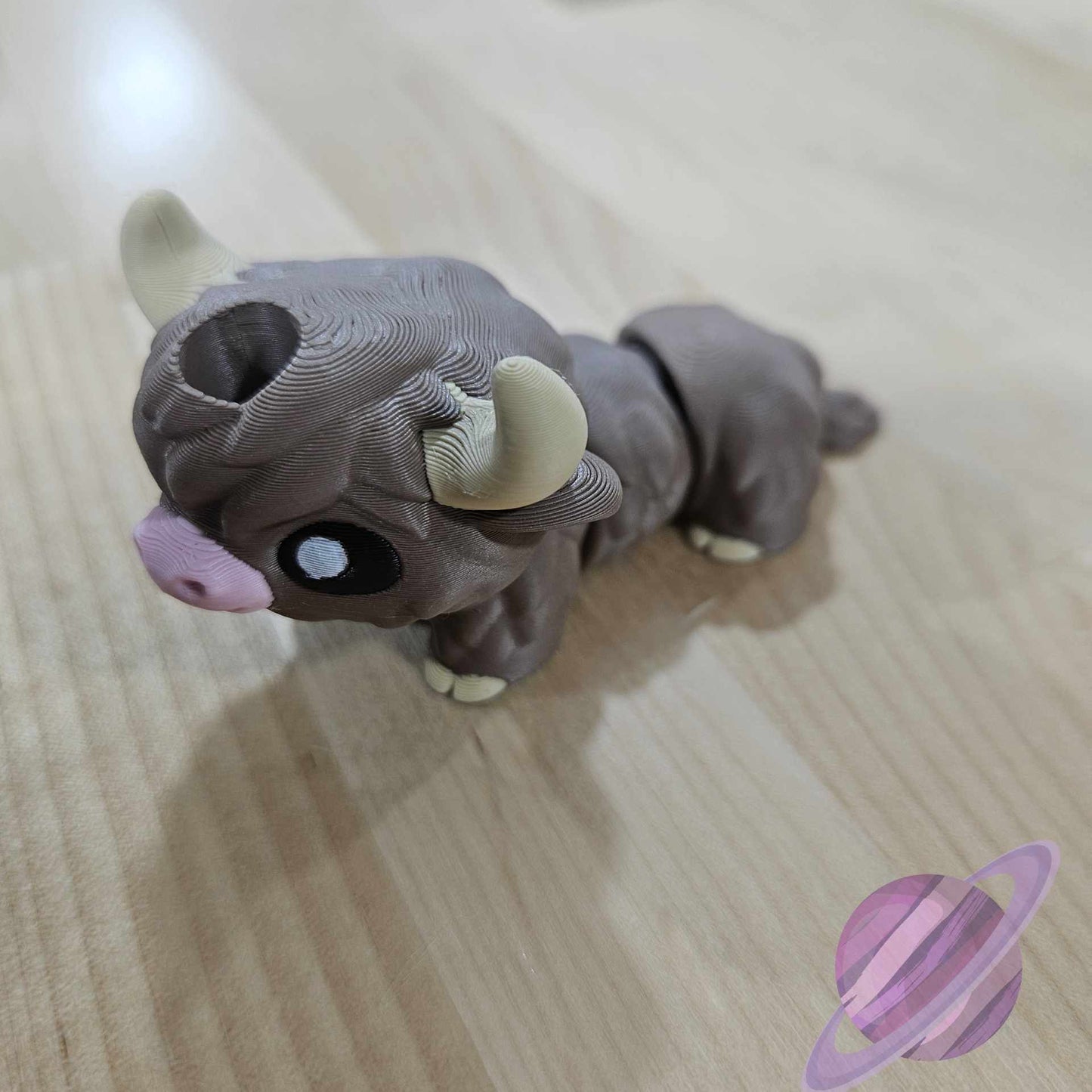 FURRY COW STRAW BUDDY