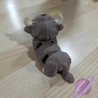 FURRY COW STRAW BUDDY