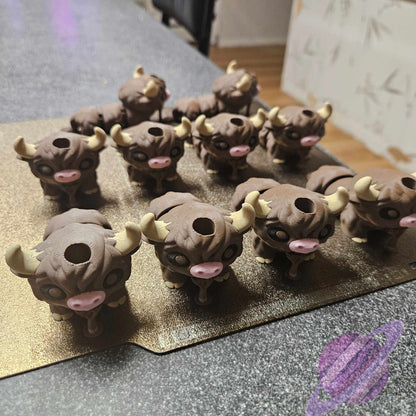 HIGHLAND COW-3D PRINTED STRAW BUDDY