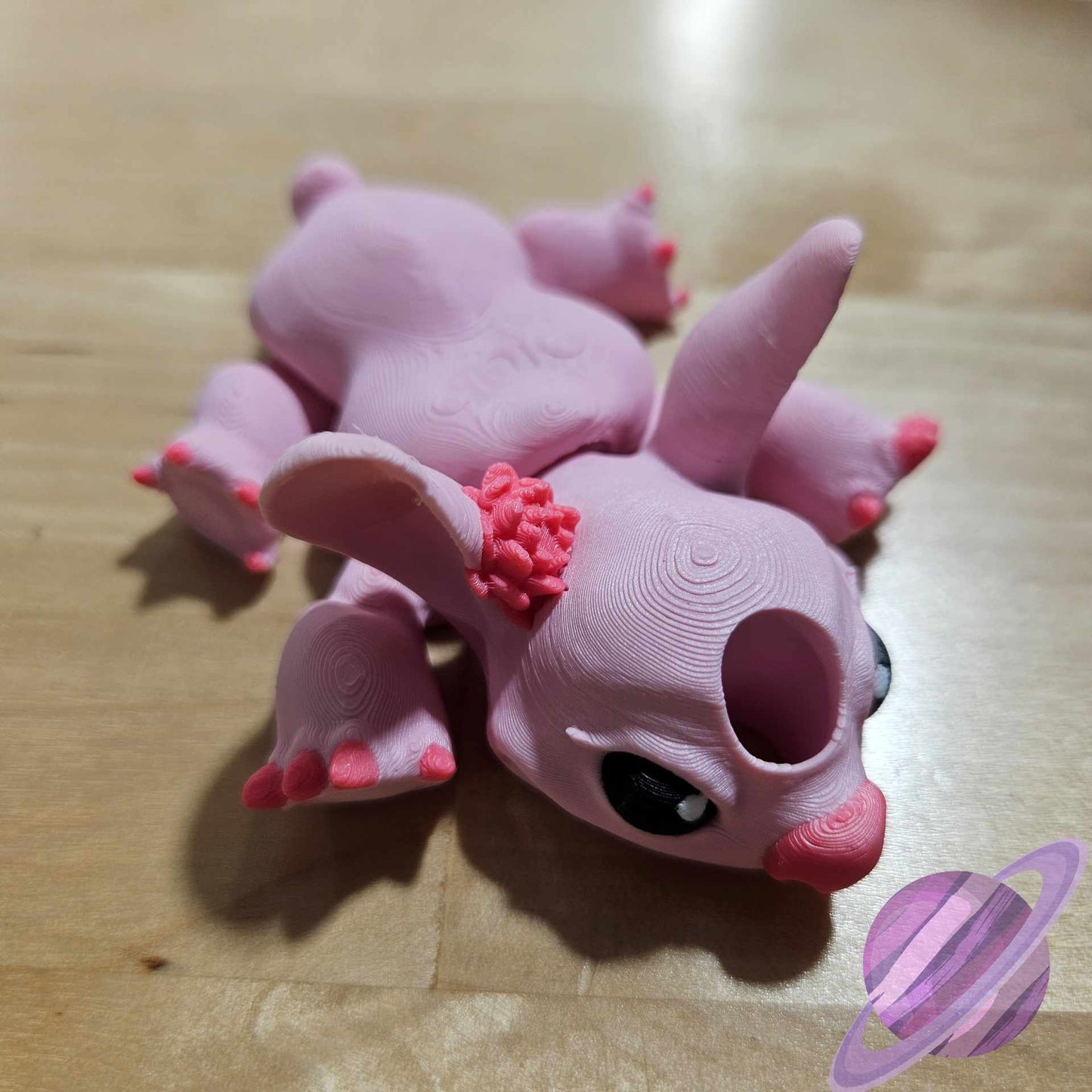 PINK ALIEN-3D PRINTED STRAW BUDDY