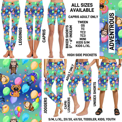 RTS - Adventurous Biker/Capris/Leggings with High Side Pockets