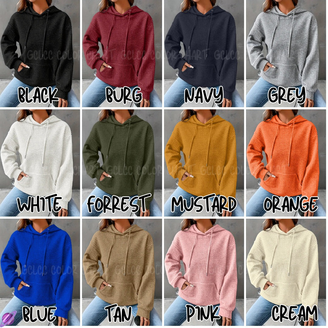 HONEY DRIZZLES - CUSTOM WAFFLE HOODIES PREORDER CLOSING 9/30