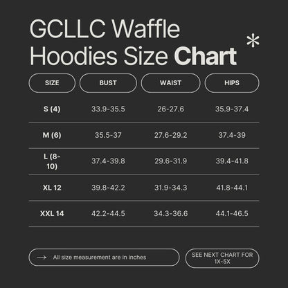 HONEY DRIZZLES - CUSTOM WAFFLE HOODIES PREORDER CLOSING 9/30