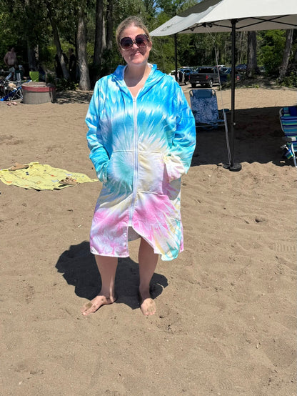 WHITE CHEETAH- HOODED TOWEL- PREORDER CLOSING 4/27